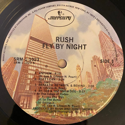 Rush : Fly By Night (LP, Album, RE, 72 )