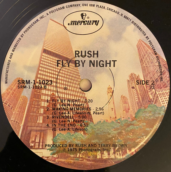 Rush : Fly By Night (LP, Album, RE, 72 )