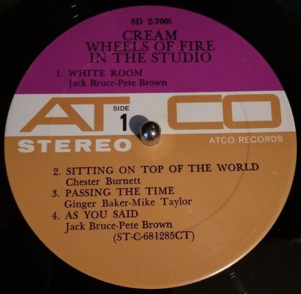 Cream (2) : Wheels Of Fire (2xLP, Album, Ter)