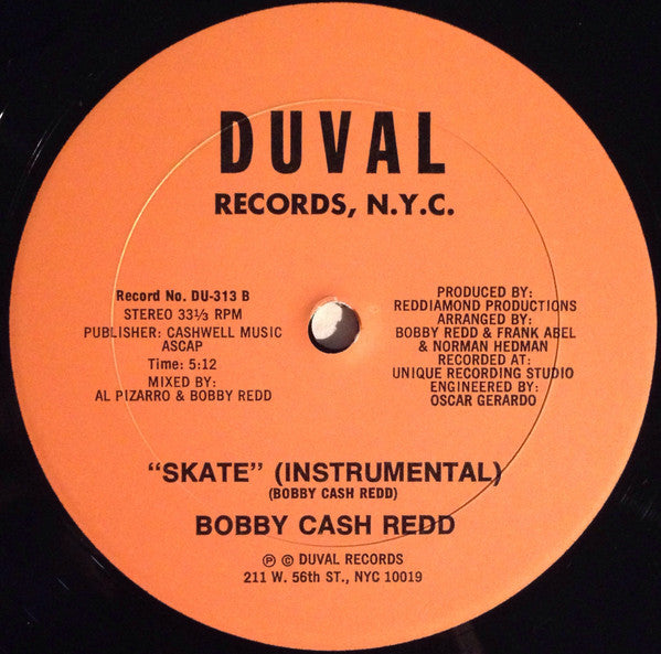 Bobby Cash Redd : Skate-Party People (12")