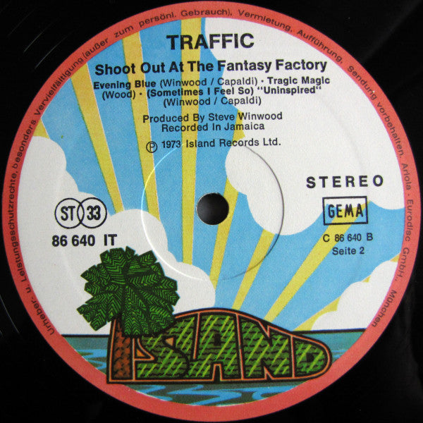 Traffic : Shoot Out At The Fantasy Factory (LP, Album)
