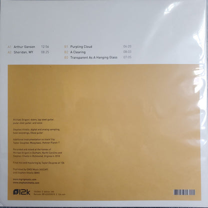 Mike Grigoni & Stephen Vitiello : Slow Machines (LP, Album, Ltd)