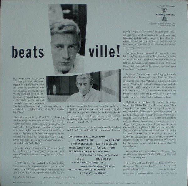 Rod McKuen : Beatsville (LP, Album, RE, Red)