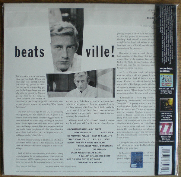 Rod McKuen : Beatsville (LP, Album, RE, Red)