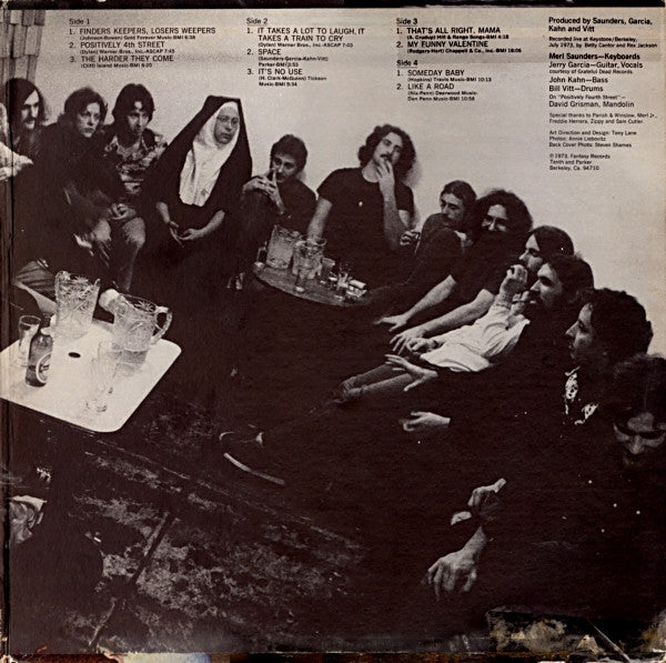 Merl Saunders, Jerry Garcia, John Kahn, Bill Vitt : Live At Keystone (2xLP, Album, Ind)