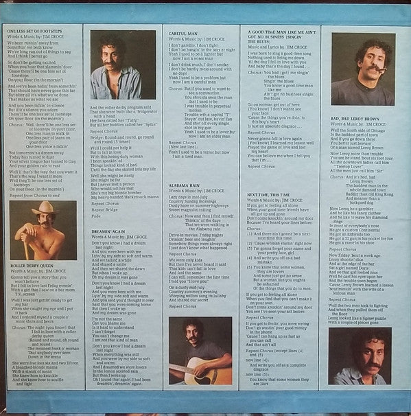 Jim Croce : Life And Times (LP, Album, Gat)