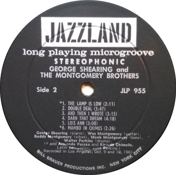 George Shearing And The Montgomery Brothers : George Shearing And The Montgomery Brothers (LP, Album, Dee)