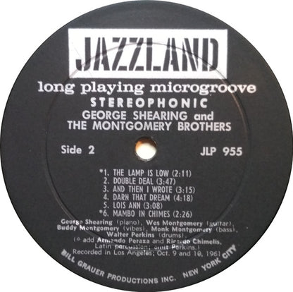 George Shearing And The Montgomery Brothers : George Shearing And The Montgomery Brothers (LP, Album, Dee)