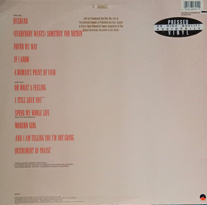 Shirley Murdock : A Woman's Point Of View (LP, Album, Promo, Spe)