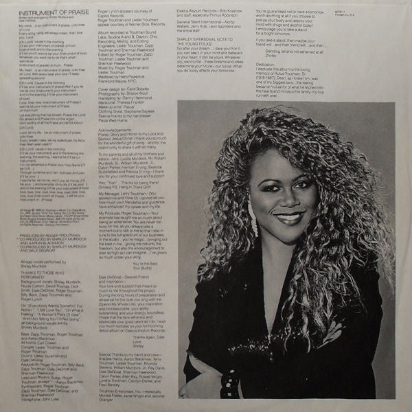 Shirley Murdock : A Woman's Point Of View (LP, Album, Promo, Spe)