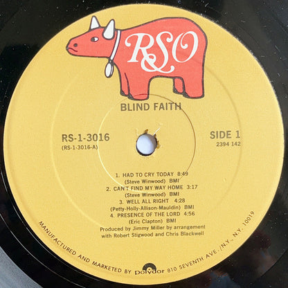 Blind Faith (2) : Blind Faith (LP, Album, RE, PRC)