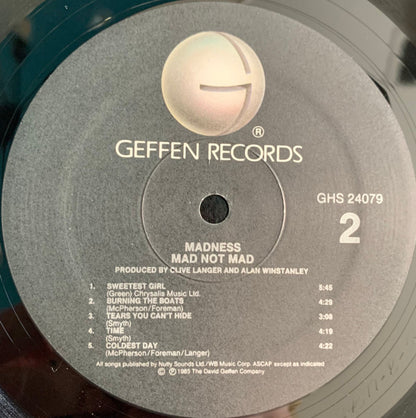 Madness : Mad Not Mad (LP, Album, SRC)