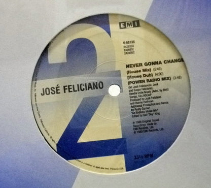 José Feliciano : Never Gonna Change (12", RE)