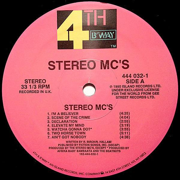 Stereo MC's : Supernatural (LP, Album)