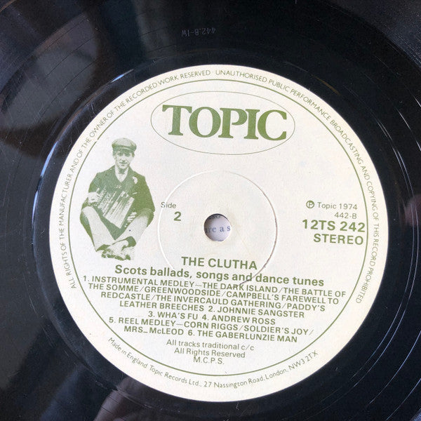 The Clutha : Scots Ballads Songs & Dance Tunes (LP, RE)