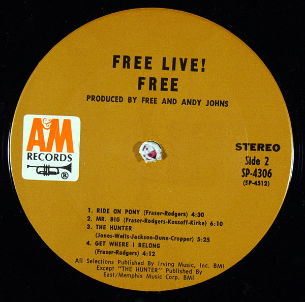 Free : Free Live! (LP, Album)