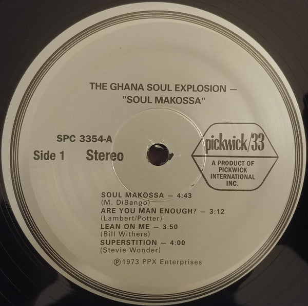 The Ghana Soul Explosion : Soul Makossa (LP, Album, RP)