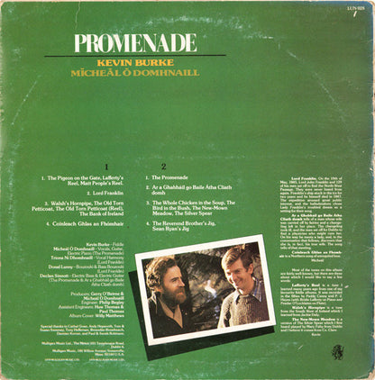 Kevin Burke (2) & Mícheál Ó Domhnaill : Promenade (LP, Album)