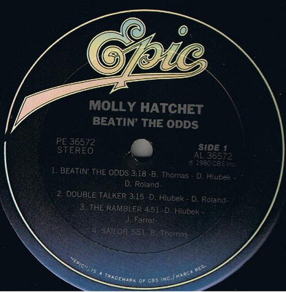 Molly Hatchet : Beatin' The Odds (LP, Album, RE)