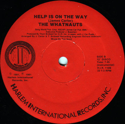 The Whatnauts : Help Is On The Way (12")
