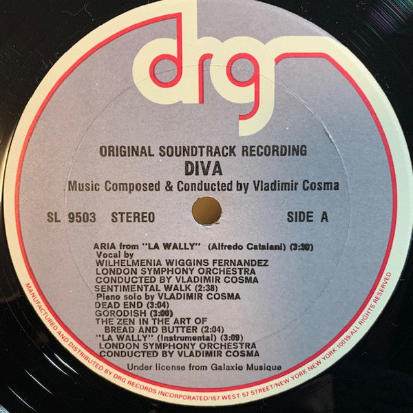 Vladimir Cosma : Diva (Original Soundtrack Recording) (LP, Album)