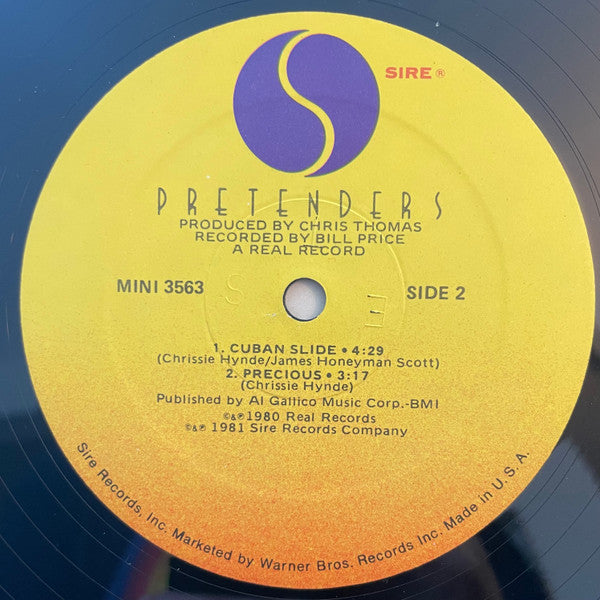 The Pretenders : Extended Play (12", EP, Spe)