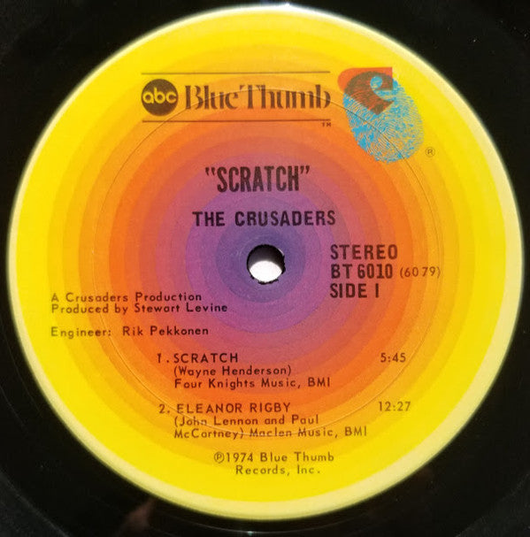 The Crusaders : Scratch (LP, Album, RE, Ter)