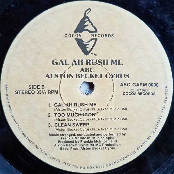 Alston "Beckett" Cyrus : Gal Ah Rush Me (LP)