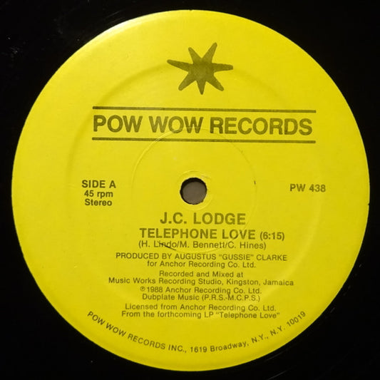 JC Lodge : Telephone Love (12")