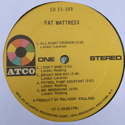 Fat Mattress : Fat Mattress (LP, Album, Gat)