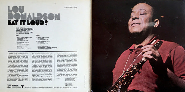 Lou Donaldson : Say It Loud! (LP, Album)