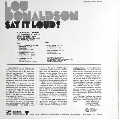 Lou Donaldson : Say It Loud! (LP, Album)