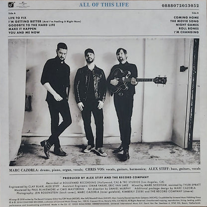 The Record Company : All Of This Life (LP, Album, Gat)