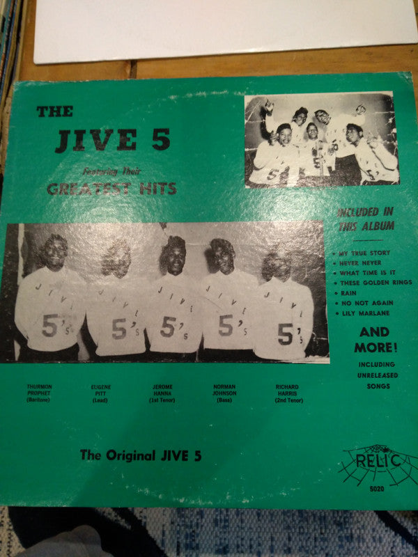 The Jive Five : Featuring Their Greatest Hits (LP, Comp)