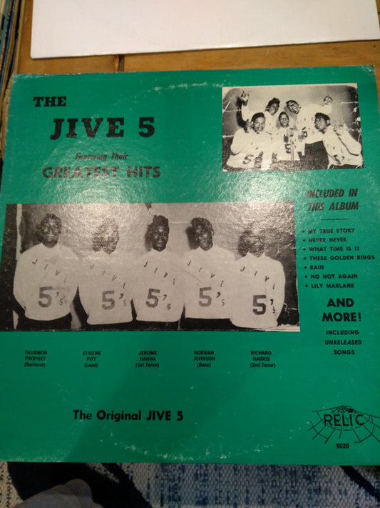 The Jive Five : Featuring Their Greatest Hits (LP, Comp)