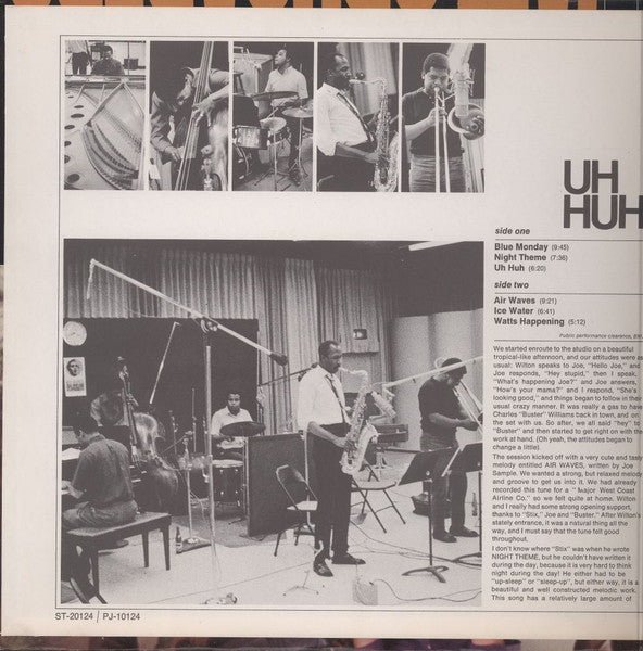 The Crusaders : Uh Huh (LP, Album, Mono, Gat)