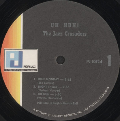 The Crusaders : Uh Huh (LP, Album, Mono, Gat)