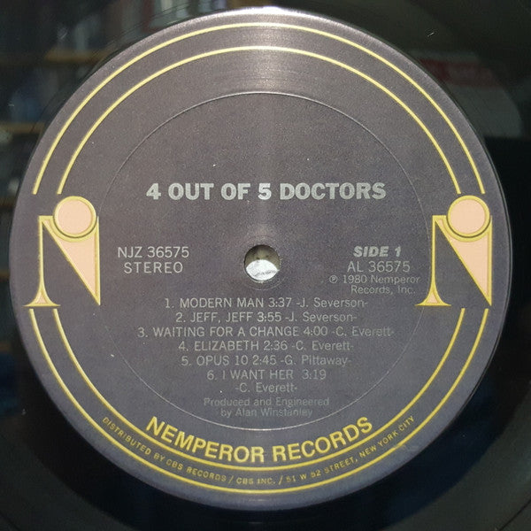 4 Out Of 5 Doctors : 4 Out Of 5 Doctors (LP, Album, San)