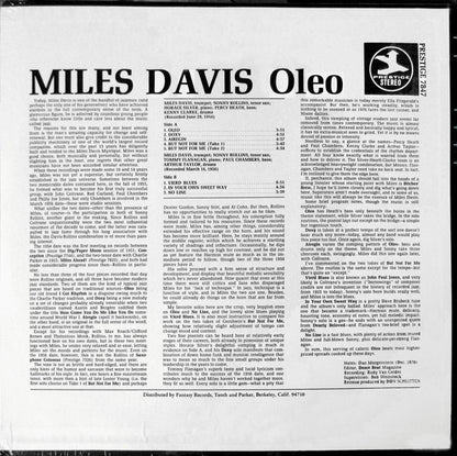 Miles Davis : Oleo (LP, Comp, RM, Cen)