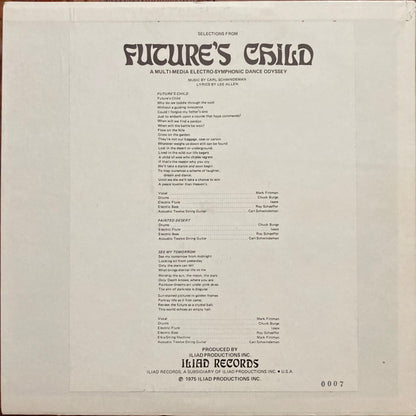 Future’s Child (2) : A Multi-Media Electro-Symphonic Dance Odyssey  (LP, S/Sided, Num, Promo)