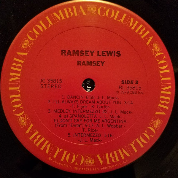 Ramsey Lewis : Ramsey (LP, Album)