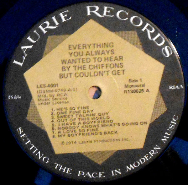 The Chiffons : Everything You Always Wanted To Hear By The Chiffons But Couldn't Get (LP, Comp, Mono, Club)