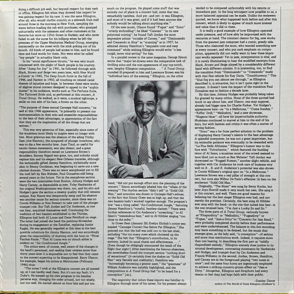 Duke Ellington And His Orchestra : The Duke Ellington Carnegie Hall Concerts January 1946 (2xLP, San)