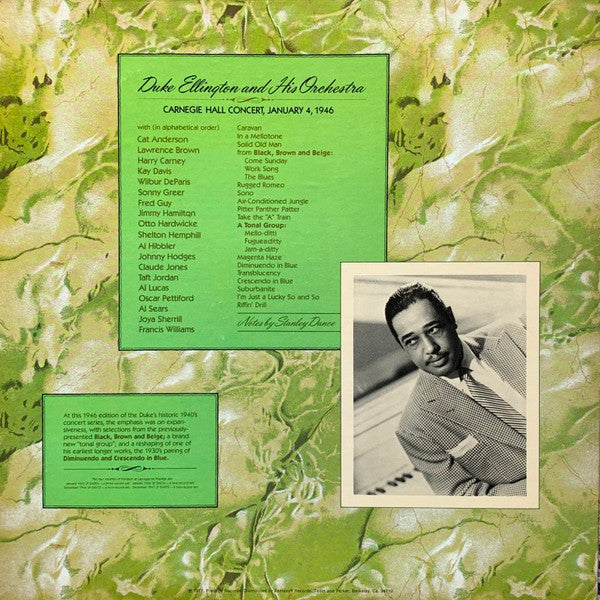 Duke Ellington And His Orchestra : The Duke Ellington Carnegie Hall Concerts January 1946 (2xLP, San)