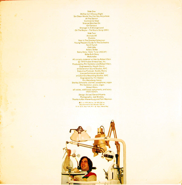 Robert Klein : New Teeth (LP, Album, Pit)