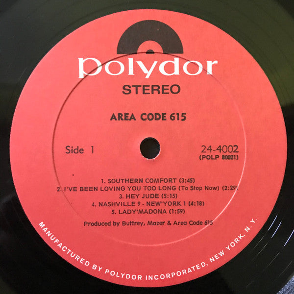 Area Code 615 : Area Code 615 (LP, Album)