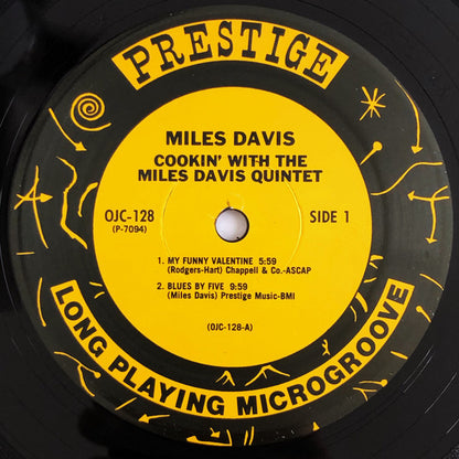 The Miles Davis Quintet : Cookin' With The Miles Davis Quintet (LP, Album, Mono, RE)