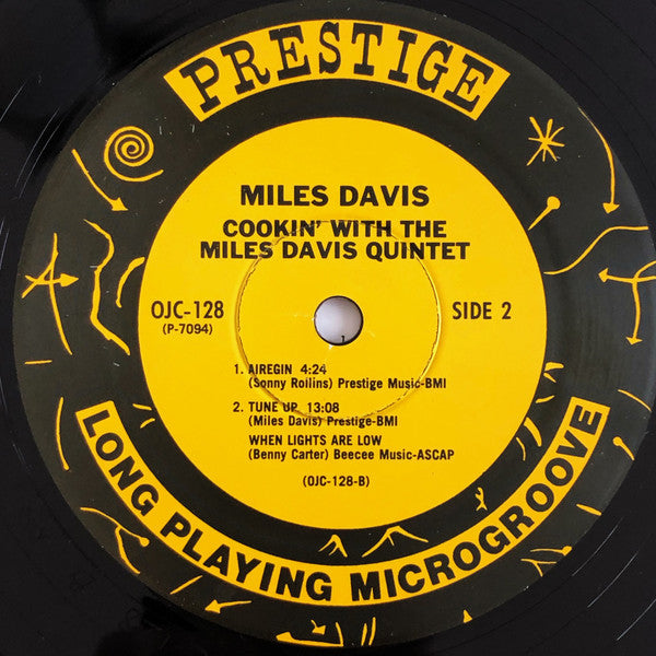The Miles Davis Quintet : Cookin' With The Miles Davis Quintet (LP, Album, Mono, RE)