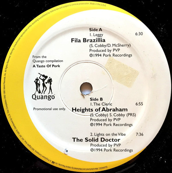 Various : A Taste Of Pork (12", Promo, Smplr)