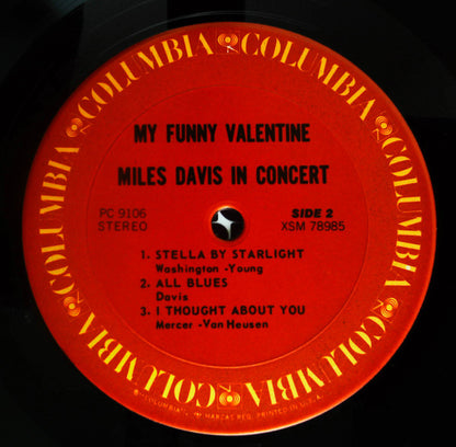 Miles Davis : My Funny Valentine - Miles Davis In Concert (LP, Album, RE)